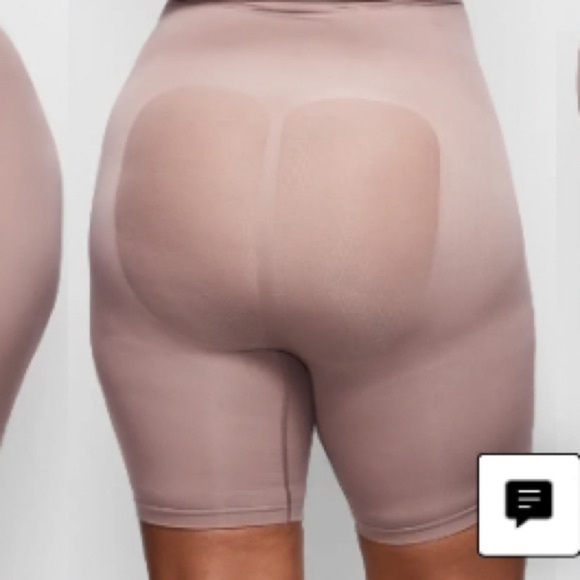 Skims Mid-Thigh Short Shapewear in Umber | XXS/XS - Picture 2 of 5